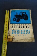 MANUALE USO MANUTENZIONE TRATTORE BELARUS MT3 50 52 FRANCESE