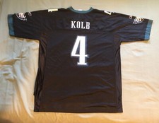 Maglia NFL Kolb Philadelphia Eagles Reebok 2XL Jersey #4 Black
