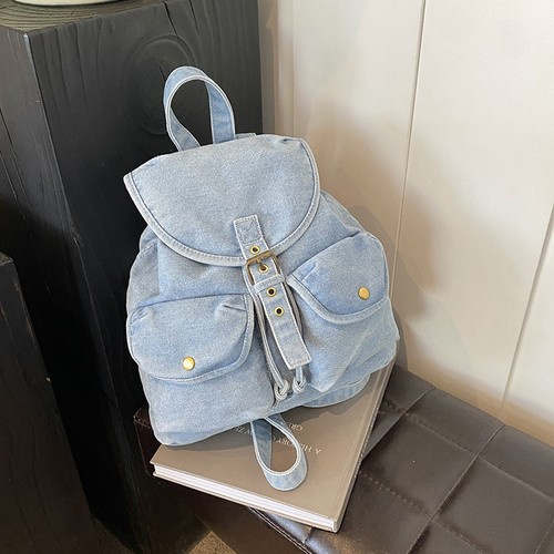 Zaino donna denim grande