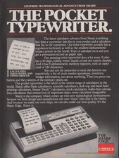 1981 ad #051 Sharp Pocket