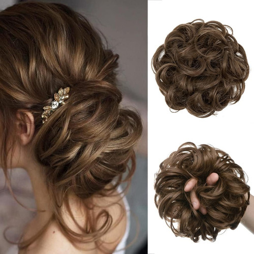 Grande chignon finto per - finto,