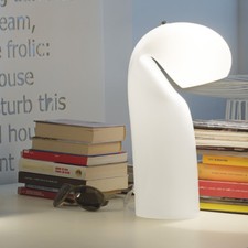 Vistosi Bissona Lampada da tavolo in vetro - design Vetreria Vistosi 1968