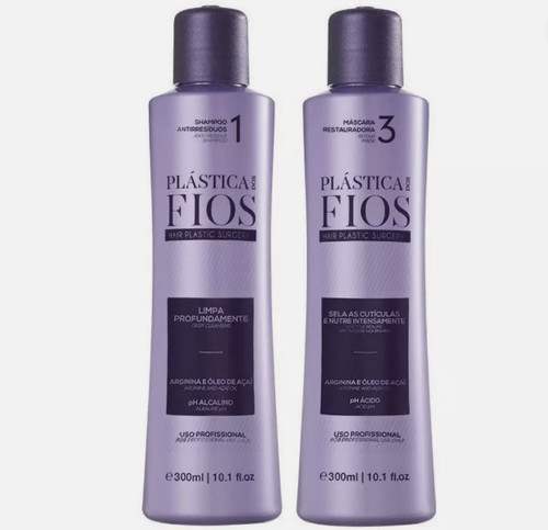 Plastica dos fios hair - fios, detox