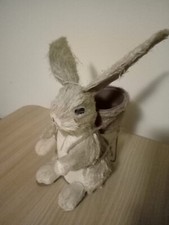 Coniglio pasquale in paglia