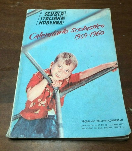 Calendario scolastico 1959 - ,