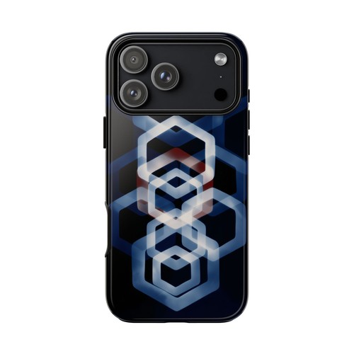 Hexagons whisper silver - hexagons,