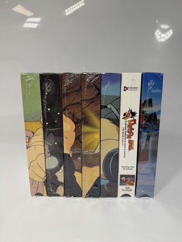 Dragon ball sealed vhs - dragon, lot