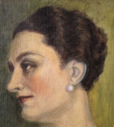 Quadro olio tela ritratto - quadro,