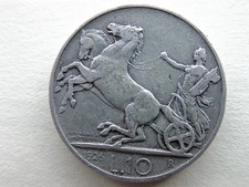 10 LIRE 1926 REGNO D'ITALIA BB GR. 9,91
