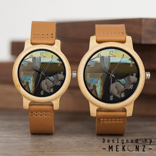 Orologio bambù fuso - orologio,
