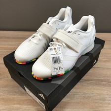 Scarpe da sollevamento pesi Adidas Adipower III bianche - IF0521 uomo 7,5 donna 8,5 NUOVE