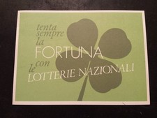 CARTOLINA  LOTTERIA NAZIONALE