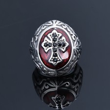Anello uomo acciaio inox - anello, gemma