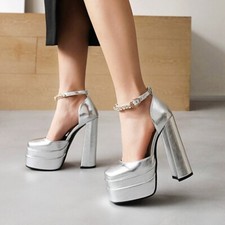 Decolte per donna tacco doppio 14.5 piattaforma 4.5cm  numero da elegante 34-45