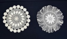 Vintage hand crocheted ecru - vintage,