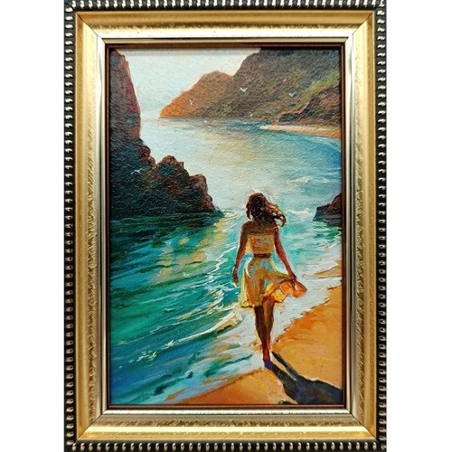 Beach girl quadro - beach,
