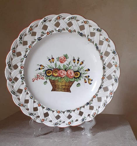 Piatto ceramica nove anni - nove, '60