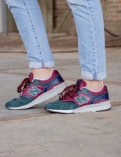 💥New Balance X Bodega 997 (CM997HWA) Vino Kith Borgogna/Verde Uomo Taglia 13