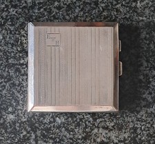 PORTASIGARETTE ARGENTO INGLESE BIRMINGHAM 1927 115 g