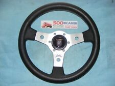 FIAT 500 D/F/L/R VOLANTE SPORTIVO LUISI FALCON 31cm + CLACSON FRANCIS LOMBARDI