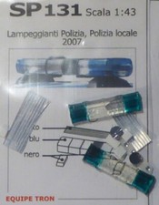 ACCESSORI 1/43 LAMPEGGIANTI da