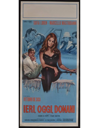 Locandina ieri oggi - oggi, e