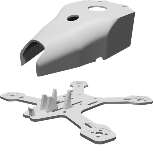 Telaio drone fpv micro 125 - drone, da