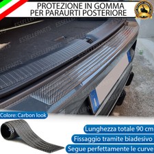 PROTEZIONE CARBON SOGLIA PARAURTI POSTERIORE BAGAGLIAIO IN GOMMA PER SUBARU XV