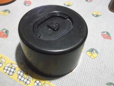 KARTELL   PORTADISCHI  nero PLASTIC  ANNI 70 rarissimo