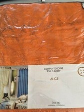 Coppia tendine tenda 70x240 cm arancione tende da interni finestra arredo casa