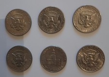 USA Half Dollar Kennedy Lotto 6 Pezzi 1971/1971/1972/1974/1979 FDC 1976 SPL