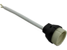 10Pz Portalampada per Faretto GU10 in Ceramica con Cavo in Silicone