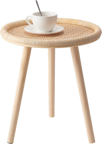 Tavolino rotondo rattan - tavolino,