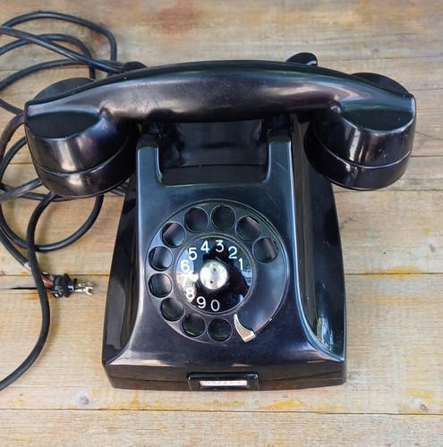 Telefono vintage fatme nero - vintage,