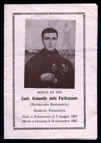 Santino holy card - santino-holy, b.