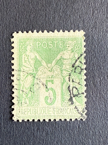 Francobollo francia 1876 - francia, 1876/81