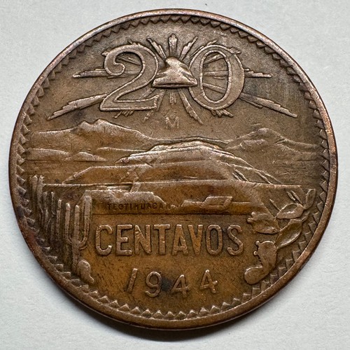 1944 messico centavos - 20,