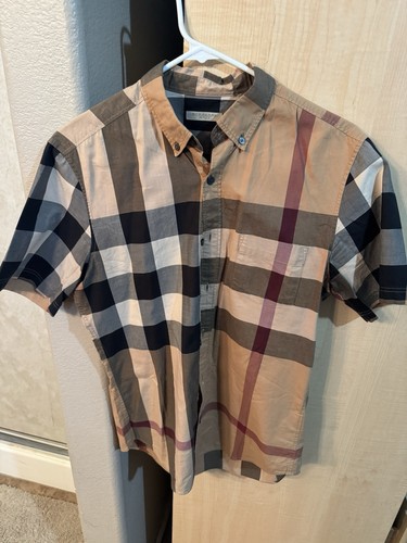 Camicia uomo burberry beige - camicia,