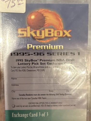 1995 skybox premium carta - skybox,