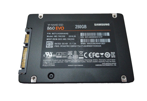 Samsung 250 ssd sata 860 - gb,