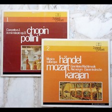 I GRANDI CONCERTI - vol 1 e vol 2 - vinile LP - Chopin, Haendel, Mozart