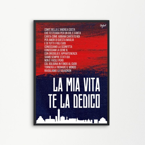 Poster quadro calcio tifosi - poster,