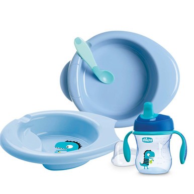 Set pappa azzurro chicco - 6m+,