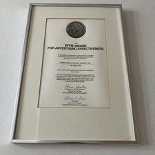 Pubblicità Premio Effie 1976