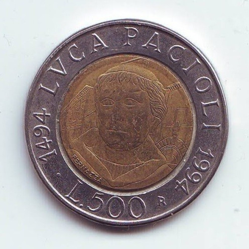 Italia 500 lire luca - lire, (luca