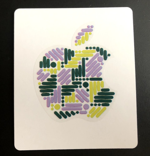 Adesivo apple mela 7x6 - 7x6,