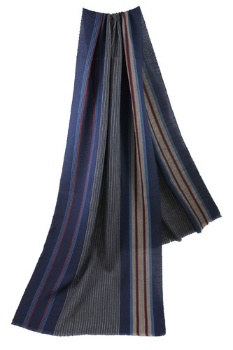 Sciarpa web righe lunghe 100%