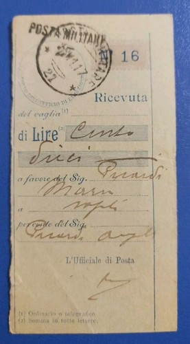 1917 posta militare su - 1917,