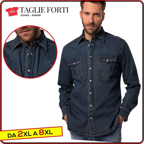 Camicia uomo taglie forti - camicia,