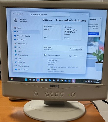 Monitor usato lcd benq - monitor,